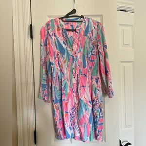 Lilly Pulitzer Sarasota Pintuck Tunick dress